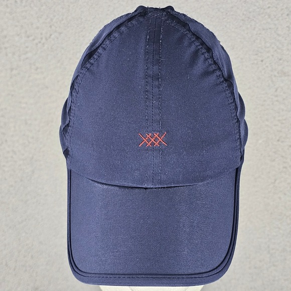 RHONE Other - Rhone Running Mens Navy Blue Mesh Panel Baseball Cap Adjustable Hat XXX Logo